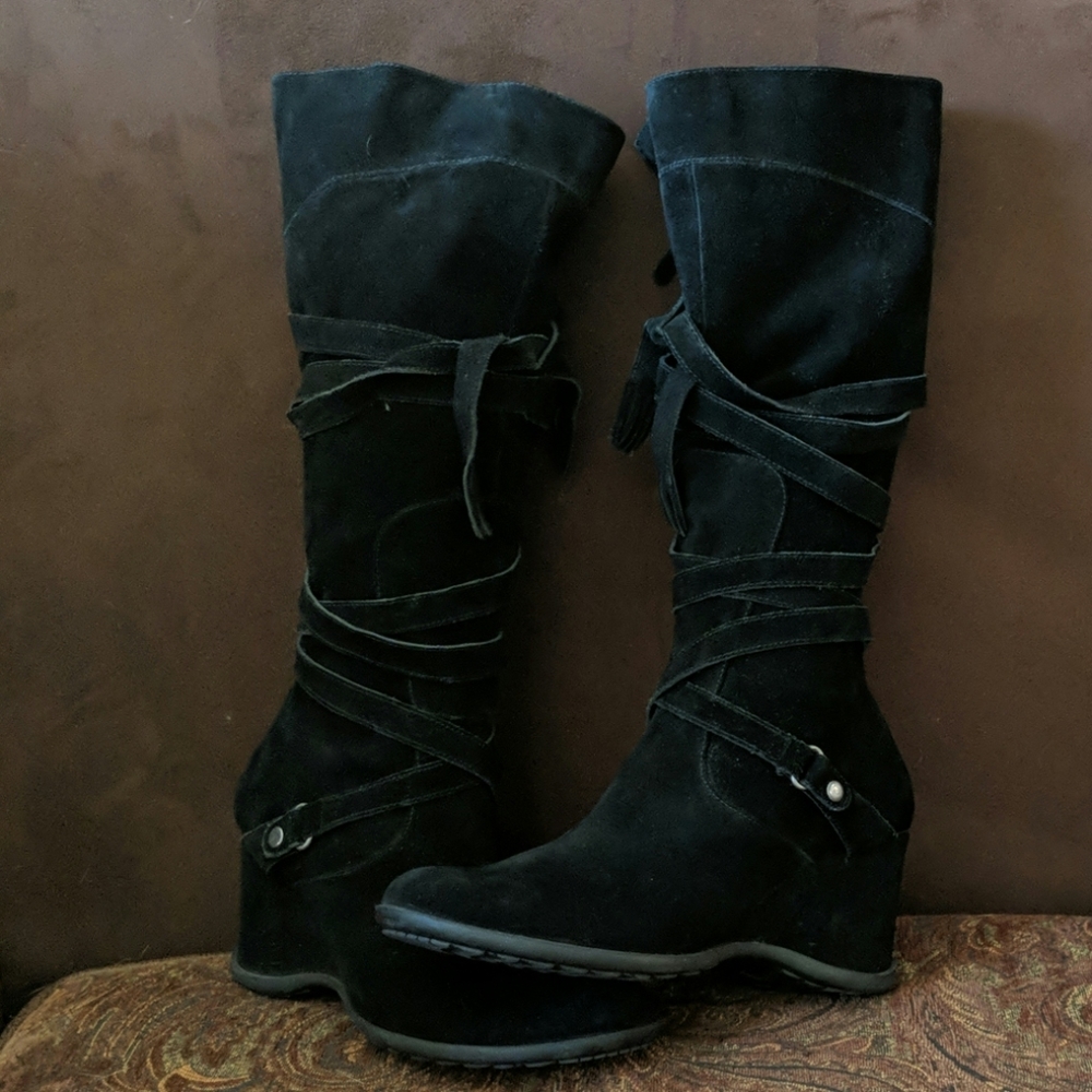 Leather Suede Boots